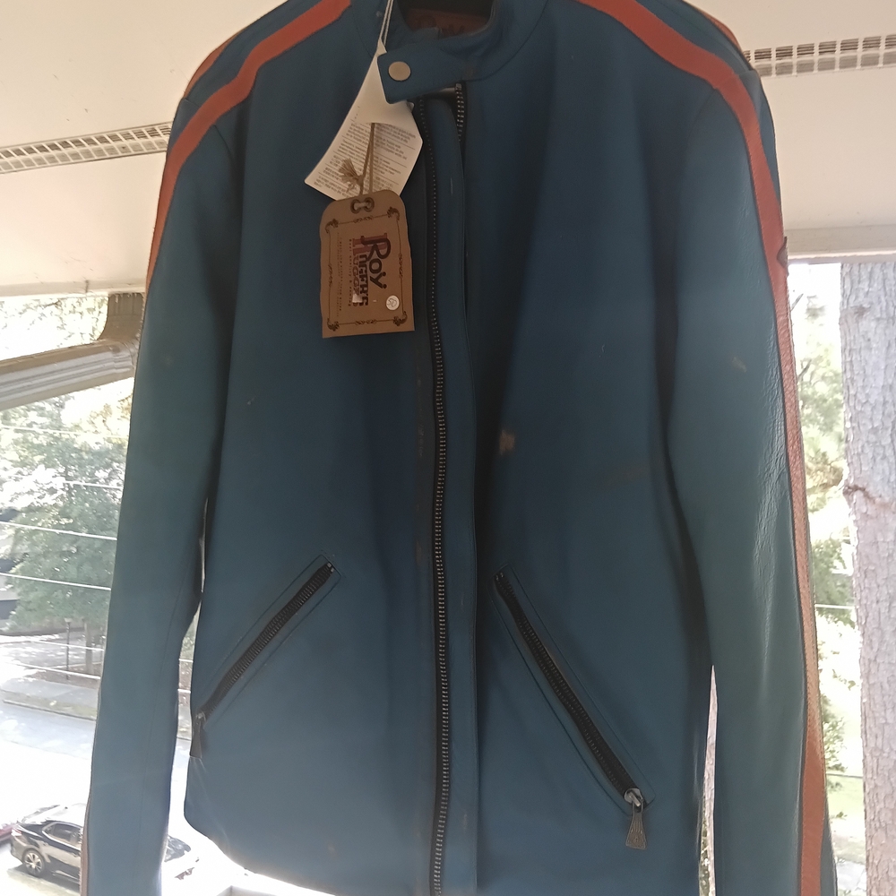Roxy Men's Blue and Orange Jacket